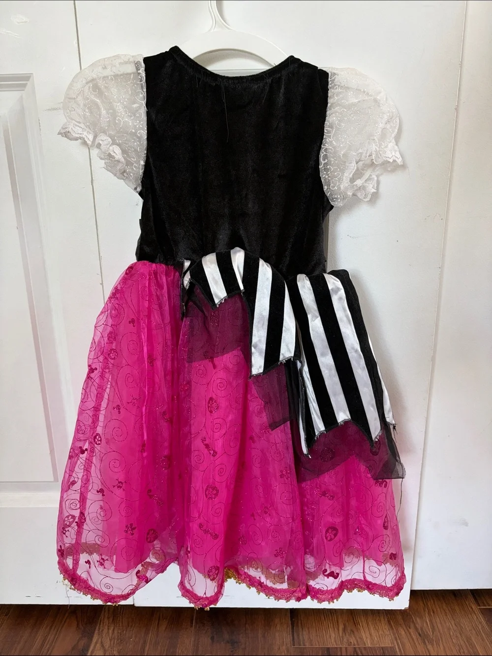 Disney Pirate Princess Dress Costume - Black, White & Pink
